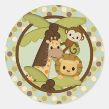 Joint rond JPN-M d'autocollant de baby shower de l
