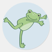 Joints mignons d'enveloppe d'autocollants de Frogg