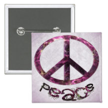 Joli signe de paix unique pin's avec agrafe