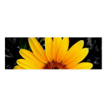 Joli signet de tournesol modèles de cartes de visite