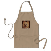 Joli tablier de Pomeranian
