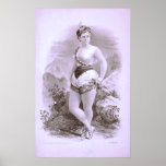 Jolie affiche de VAUDEVILLE de Loi de Madame BURLE