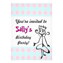 Jolie princesse Invitation
