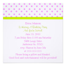 Jolies fleurs et invitation de partie de point de 