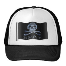 JOLLY ROGER de RADIOLOGIE de drapeau de PIRATE de  Casquettes De Camionneur