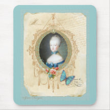 Jonge Koningin Marie Antoinette n Vlinder Mousepad Muismat