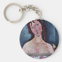 Jonge Vrouw door Modigliani Amedeo Sleutel Hanger