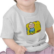 Jongen en de Auto van het Speelgoed t-shirts