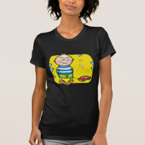 Jongen en de Auto van het Speelgoed t-shirts