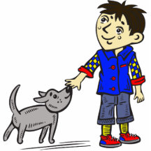 Jongen en Zijn Hond Uitsnede