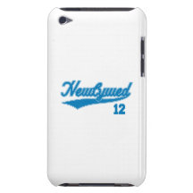 Jonggehuwde 12 (het Blauw van het Manuscript van h iPod Touch Hoesje