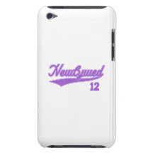 Jonggehuwde 12 (Paarse het Manuscript van het Honk iPod Touch Hoesje