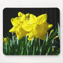 Jonquilles jaunes - Mousepad Tapis De Souris