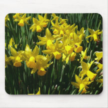Jonquilles jaunes Mousepad Tapis De Souris