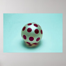 Jouet de boule de point de polka pour des enfants posters
