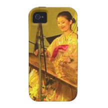 Joueur chinois de cithare, YUST, Yanji, Jilin Coques Case-Mate iPhone 4