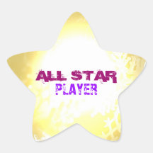 Joueur d'All Star Sticker En Étoile