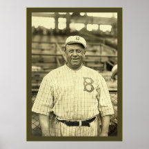 Joueur de baseball vintage poster