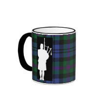 Joueur de cornemuse écossais tasse à café
