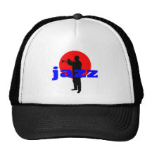Joueur de jazz casquettes de camionneur