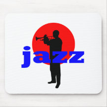 Joueur de jazz tapis de souris