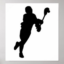 Joueur de lacrosse posters