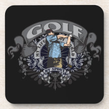 Jouez au golf mon sport sous-bock