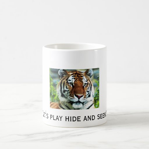 Jouons le cache-cache ! tasse
