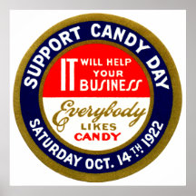 Jour 1922 de sucrerie posters