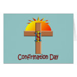 Jour catholique de confirmation pour des enfants carte de vœux