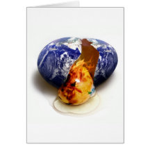 Jour de la terre carte de vœux