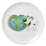Jour de la terre et Cutie Assiette Pour Soirée