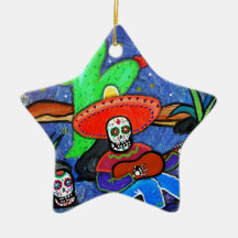JOUR DE SIÈSTE DE MARIACHI DES MORTS ORNEMENTS DE NOËL