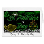 Jour de St Patricks Carte De Vœux