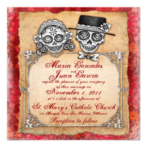 Jour des invitations mortes de mariage