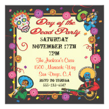 Jour des invitations mortes de partie de fiesta