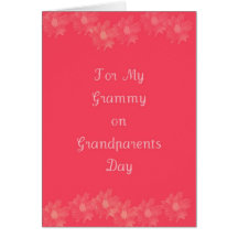 Jour heureux Grammy de grands-parents Cartes De Vœux