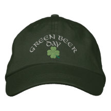 Jour St Patrick vert de jujubes Chapeaux Brodés