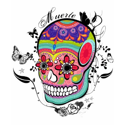Jour urbain artistique de Muerte de l'illustration T-shirt par jfarrell12