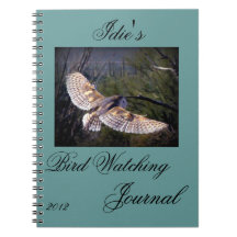 Journal d'observation d'oiseau carnet à spirale