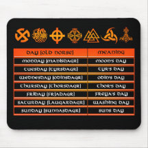 Jours Mousepad de Viking Tapis De Souris