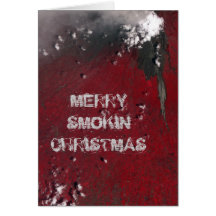 Joyeuse carte de voeux de Noël de Smokin