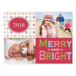 Joyeuse et lumineuse carte postale multi de vacanc