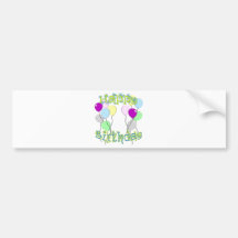 Joyeux anniversaire - adhésif pour pare-chocs D6 e Autocollants Pour Voiture