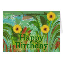 Joyeux anniversaire carte de vœux