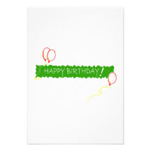 Joyeux anniversaire cartons d'invitation