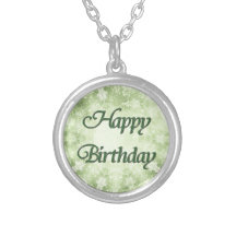 Joyeux anniversaire colliers personnalisés