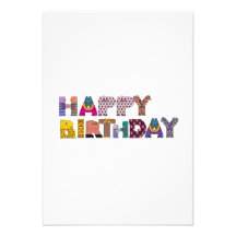 Joyeux anniversaire faire-part