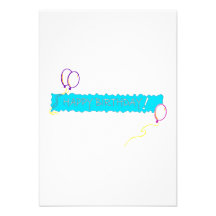 Joyeux anniversaire faire-part personnalisables