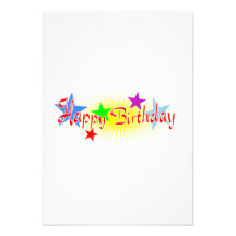 Joyeux anniversaire invitations personnalisées